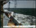 Image of The Bowdoin Sailing, Starboard Rail Down